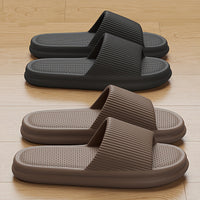 Comfortable EVA Soft Soled Slippers, Non-slip Couple Indoor Home Shower Sandals for Men and Women, Easy to Clean Flip Flops