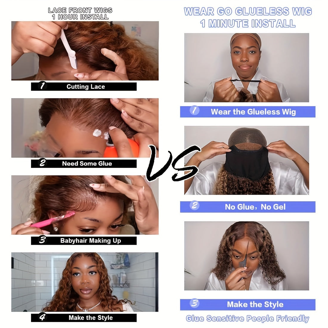 Glueless Wigs Human Hair Pre Cut Lace 4/27 Highlight Ombre Straight Lace Front Wig Human Hair 180% Density 5X5 HD Honey Blonde Lace Front Wig Human Hair For Women Pre Plucked With Baby Hair
