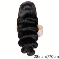 360 Lace Front Wigs Pre Plucked 150% Density Human Hair 360 HD Lace Frontal Wigs Body Wave Wig For Women With Baby Hair Natural Color (16-34 Inch, Natural Color)