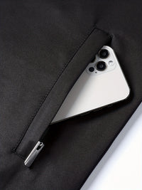 Skeleton Holding Card Pattern Windbreaker Jackets, Men's Casual Stretch Stand Collar Jacket Coat
