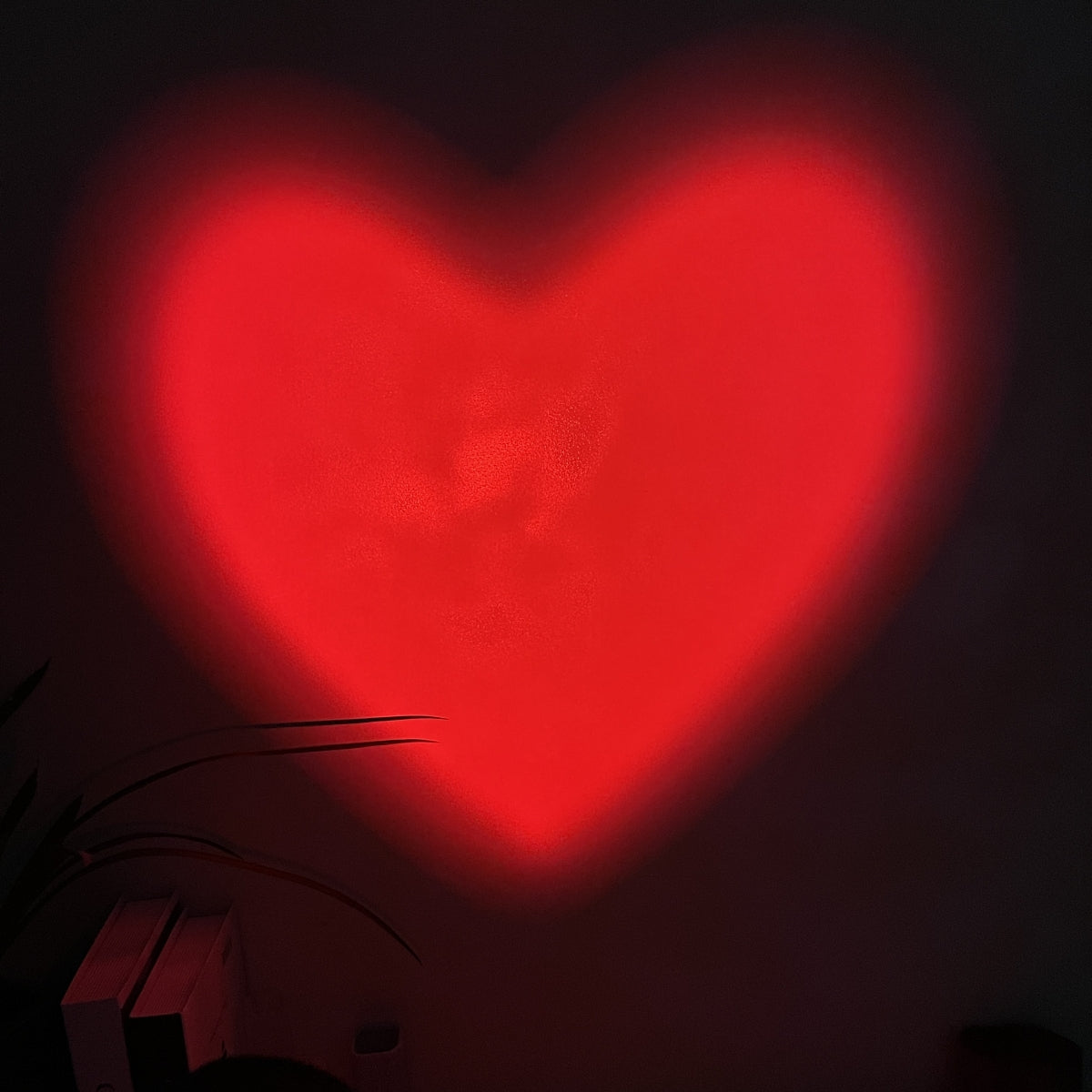 Red Heart Projection Mood Light, Party Atmosphere, Mood Lighting, Contemporary Light, Stylish Decor, Compact Design, Durable Material, Tabletop Light, Projection Lamp, Home Decorators, Cozy Ambiance