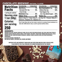 CLIF BAR - Chocolate Brownie Flavor - Made with Organic Oats - 10g Protein - Non-GMO - Plant Based - Energy Bars - 2.4 oz. (12 Pack)