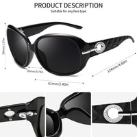 Joopin Womens Sunglasses, Elegant Jackie O Diamond Ladies Sunglasses, Trendy Cateye Sunglasses for Women