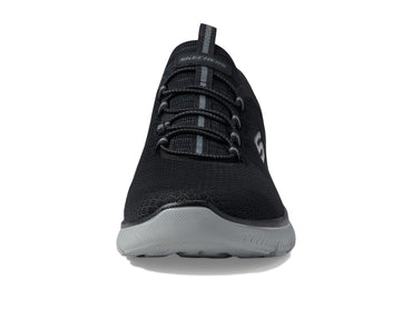 Skechers Men's Summits High Range Hands Free Slip-in Sneaker, Black/Charcoal, 11 Wide