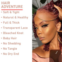 Jasperel 99j Short Curly Bob Lace Front Wigs Human Hair for Women, 13x4 99j Burgundy Lace Frontal Wigs Wine Red Glueless Pre Plucked Brazilian Remy Hair Wigs 150 density 12 inch