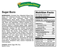 Jamaican Style Sugar Buns, 2 in a Pack, 16 Oz. (2 Packs)