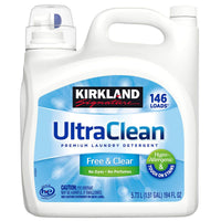 Kirkland Signature Ultra Clean Free & Clear HE Premium Hypo-Allergenic 146 Loads Liquid Laundry - (5.73L)