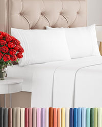 Queen Size 4 Piece Sheet Set - Comfy Breathable & Cooling Bed Sheets Set - Hotel Luxury Bedding for Women, Men, Kids, Teens, Boys & Girls - Deep Pockets, Soft and Wrinkle Free - Oeko-Tex - Dark Grey