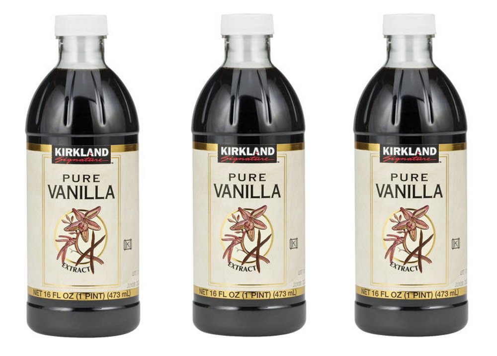 Kirkland Signature Pure Vanilla, 16 Ounce (Pack of 3)