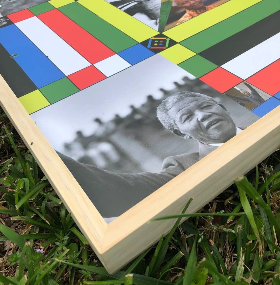 Jamaican Ludo Black Leaders Edition | 24in x 24in Board Game | Family Game Night Activity | Fun Easy Multi-Player Entertainment (Ludi/Ludy/Loodi)