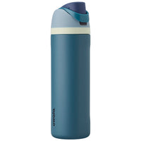 Owala FreeSip Insulated Stainless Steel Water Bottle with Straw for Sports and Travel, BPA-Free, 40-oz, Blue/Teal (Denim)