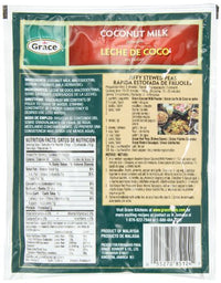 Grace Coconut Milk Powder Envelope, 1.76-Ounce (50g) (Pack of 12)