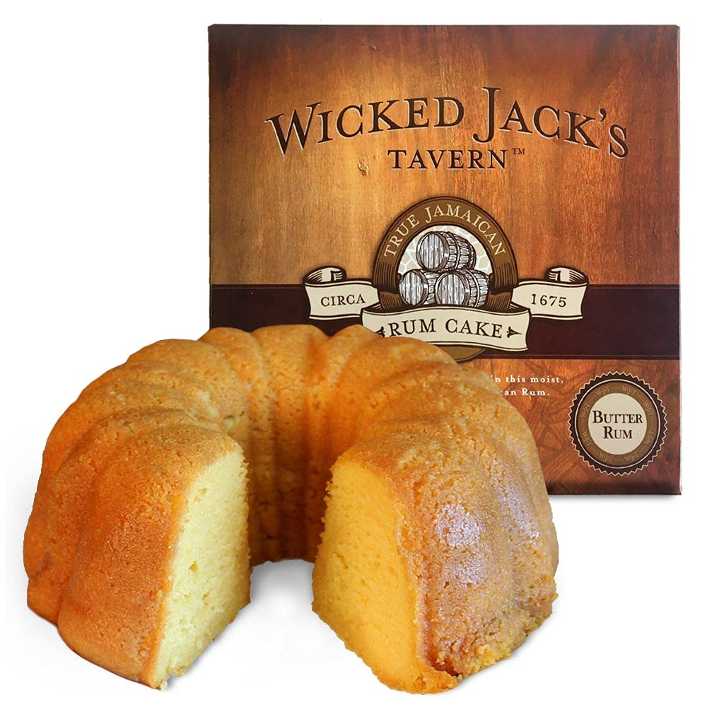 Wicked Jacks Jamaican Butter Rum Cake, Original Golden, 20-oz, Vacuum Packed