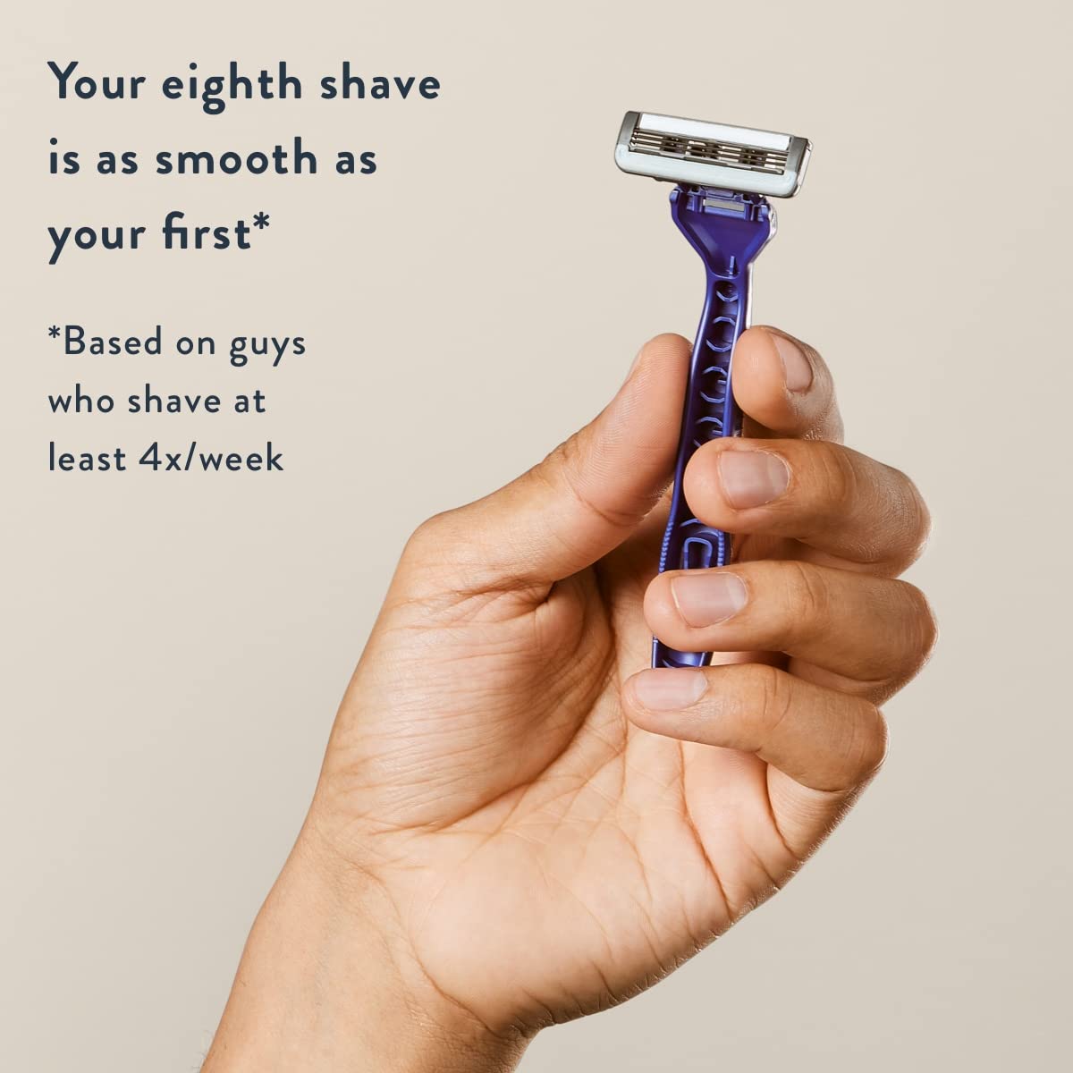 Harry's Men's Disposable Razors, 3-Blade Razors with Lubricating Strip ...