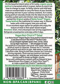 Native Forest Organic Young Jackfruit – Great Meatless Alternative, Plant Based Meat, Non-GMO Project Verified, USDA Organic – Original, 14 Oz (Pack of 6)