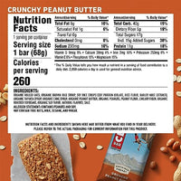 Clif Bar - Crunchy Peanut Butter - Made with Organic Oats - 11g Protein - Non-GMO - Plant Based - Energy Bars - 2.4 oz. (18 Pack)