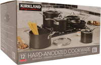 Kirkland Signature 12-piece Hard Anodized Cookware Set