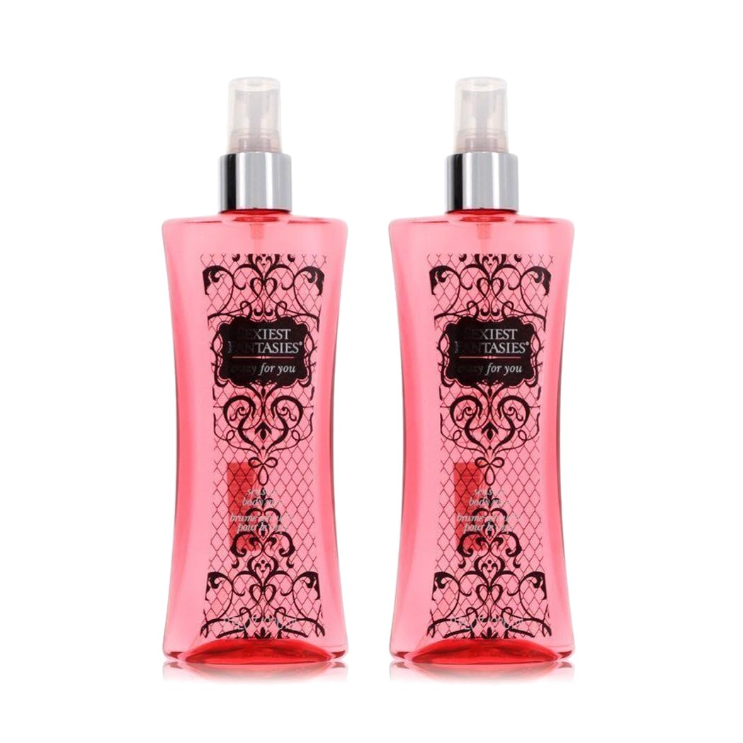 Parfums De Coeur Sexiest Fantasies Crazy For You Body Mist 8 oz 2 pack