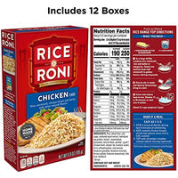 Quaker Rice A Roni, Chicken, 6.9oz Boxes (12 Pack)