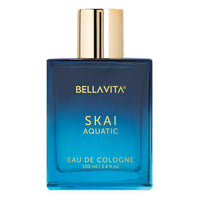 Bella Vita Luxury Skai Aquatic Eau De Cologne (3.48 fl. Oz.) Unisex Perfume for Women & men, Made with Bergamot, Pink Pepper, Long Lasting + Clean & Natural + Cruelty Free Ingredients