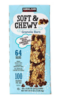 Kirkland Signature Soft & Chewy Granola Bars 0.85 oz 64-count 3PK