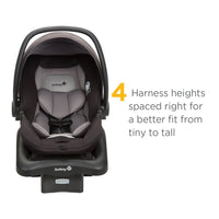 Safety 1st Smooth Ride Travel System Stroller and Car Seat OnBoard 35 LT - Efficient Infant Car Seat Stroller and Infant Car Seat and Stroller Combo, Monument