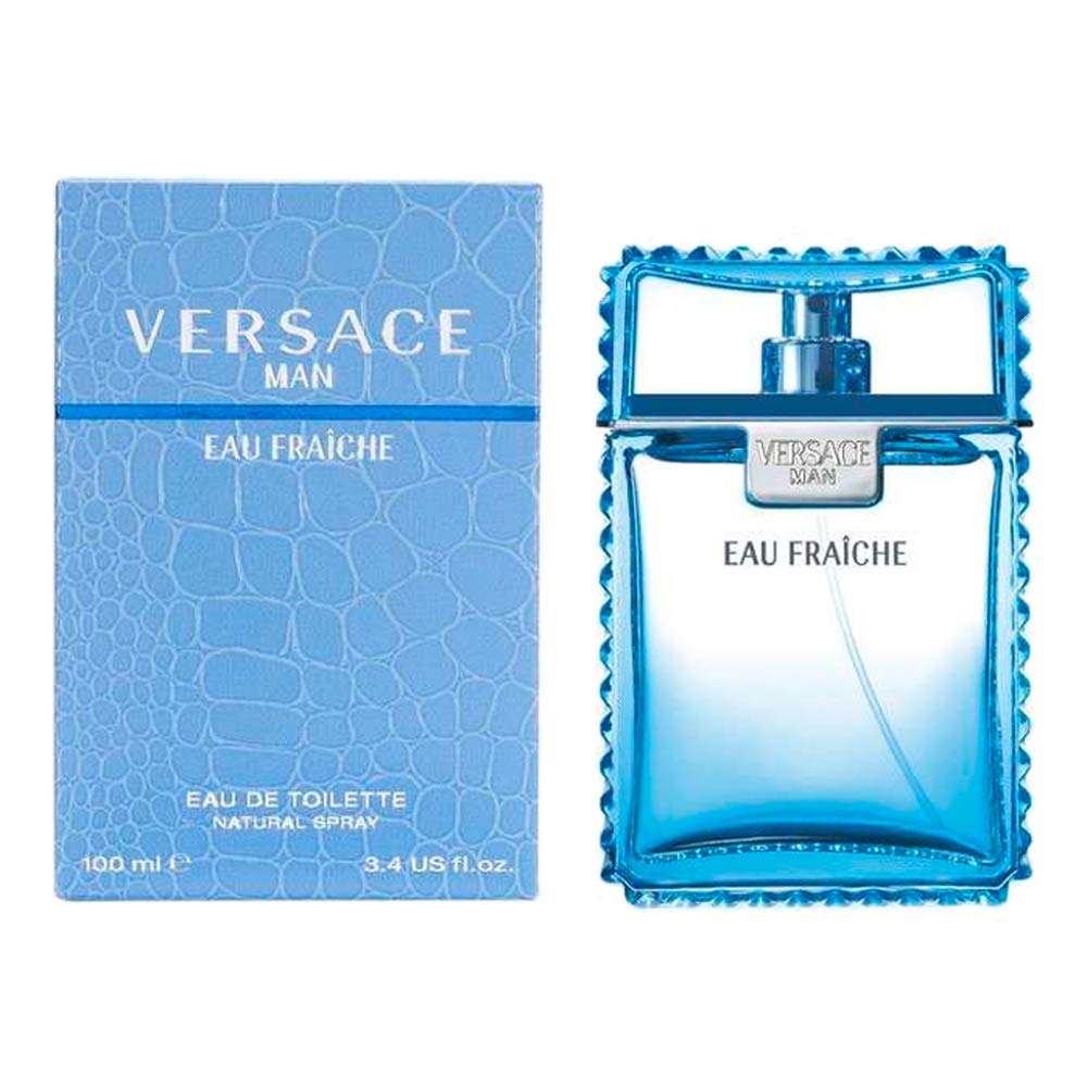 Versace Man Eau Fraiche for Men 3.4 oz Eau de Toilette Spray