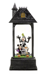 Generic HalloweenDisney Swirling Glitter Lantern with Lights & Music Timer 14.5"" Tall Halloween Centerpiece, dishal004