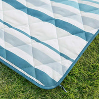 Weatherproof Vintage Outdoor Blanket (60in x 72in) - Portable Picnic Blankets Waterproof Foldable & Beach Blanket Waterproof Sandproof with Carry Strap, Camping Blanket - Foldable Waterproof (Stripe)