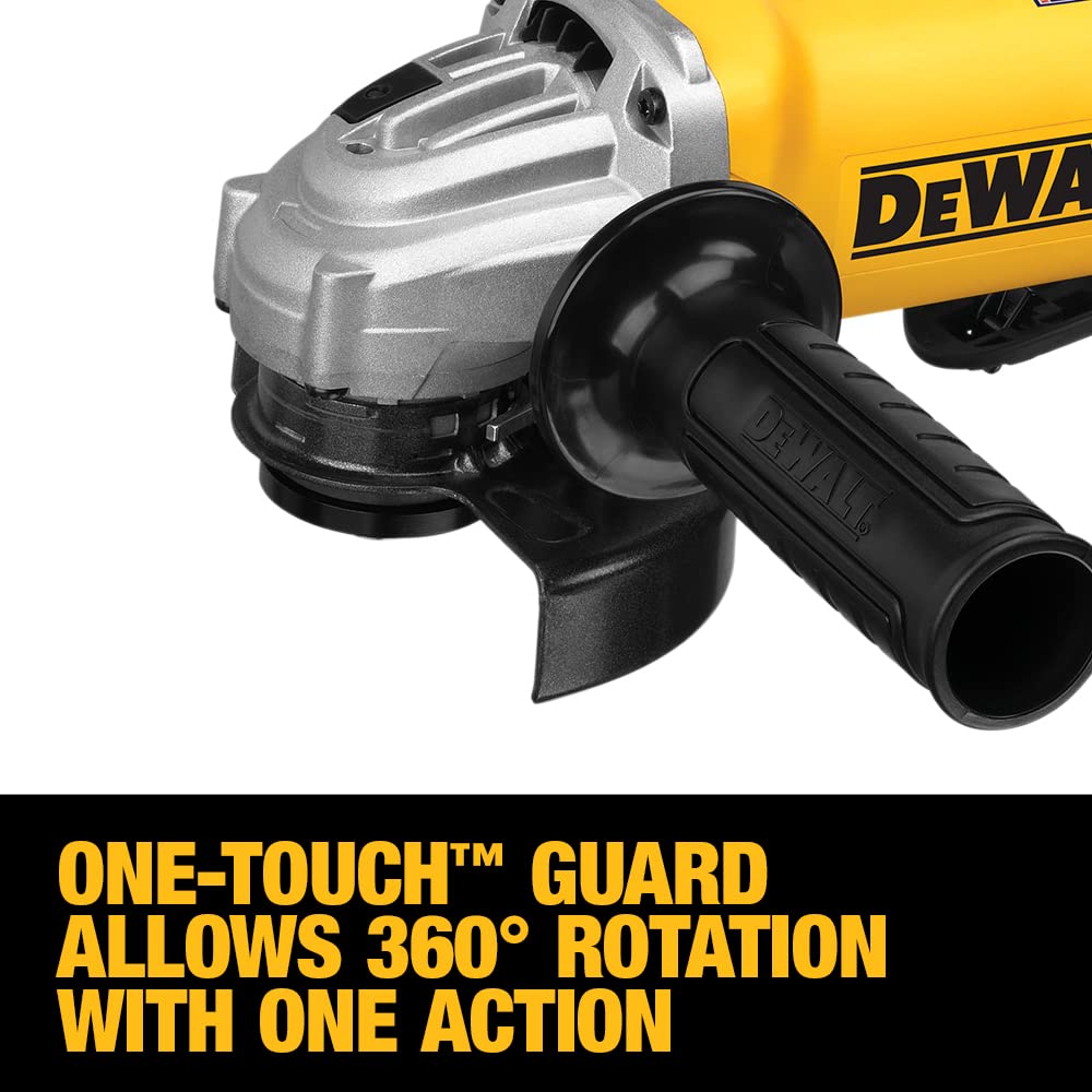 DEWALT Angle Grinder, 4.5 Inch, 11 Amp, With Paddle Switch (DWE402)