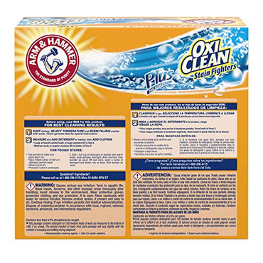 Arm & Hammer 33200-00108 Powder Laundry Detergent, OxiClean, Fresh Scent, 9.92 lb. (Pack of 3)