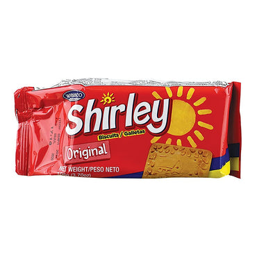 Wibisco Shirley Biscuits Mixed Flavor (4 Packs of 3.7oz Each, 2 Original 2 Coconut)