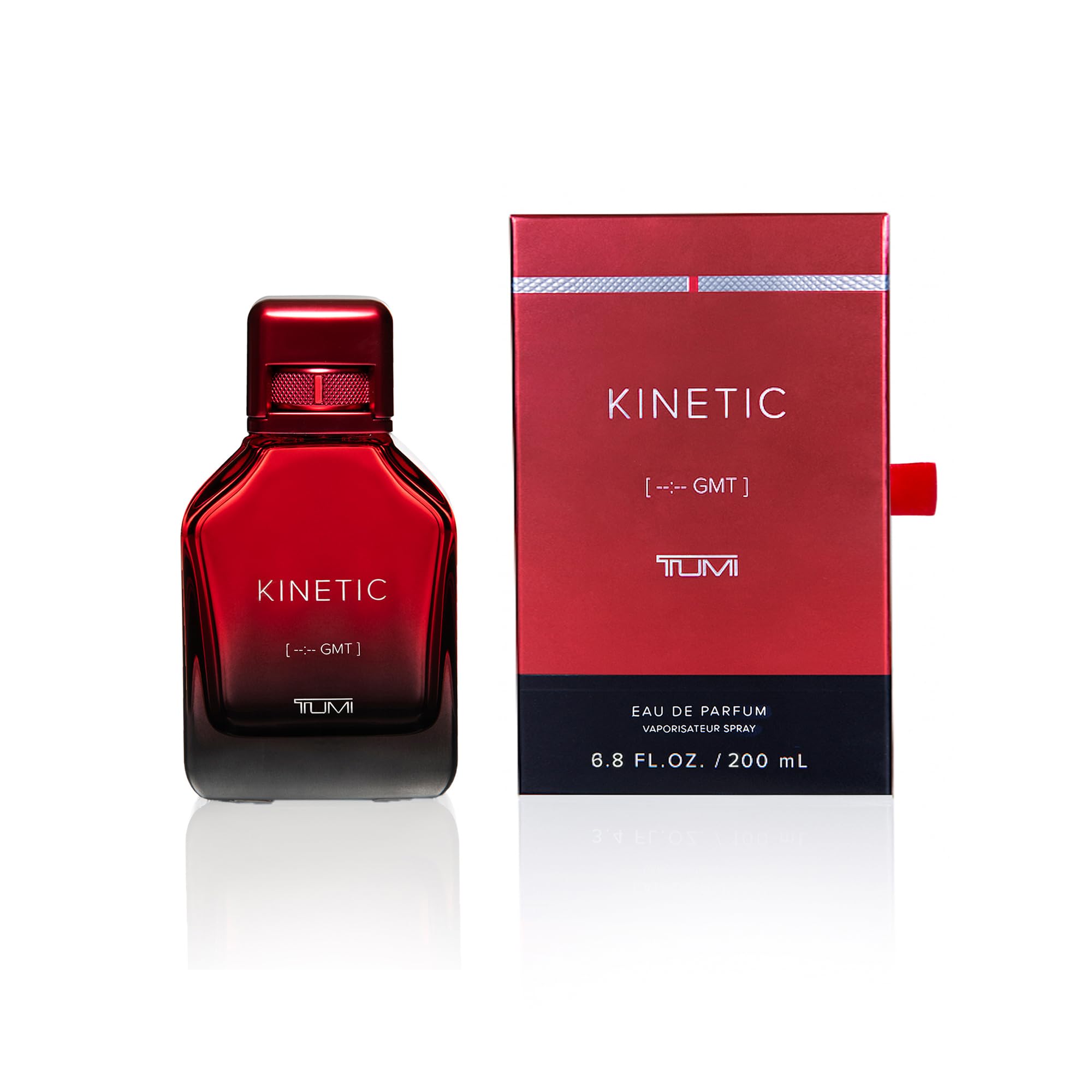 TUMI KINETIC [-:- GMT] - Liquid Perfume Fragrance for Men - Masculine & Spicy Cologne with Smoky & Woody Notes - 6.7 oz