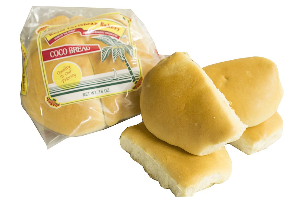 Jamaican Style Coco Bread, 16 Oz. (3 Packs)