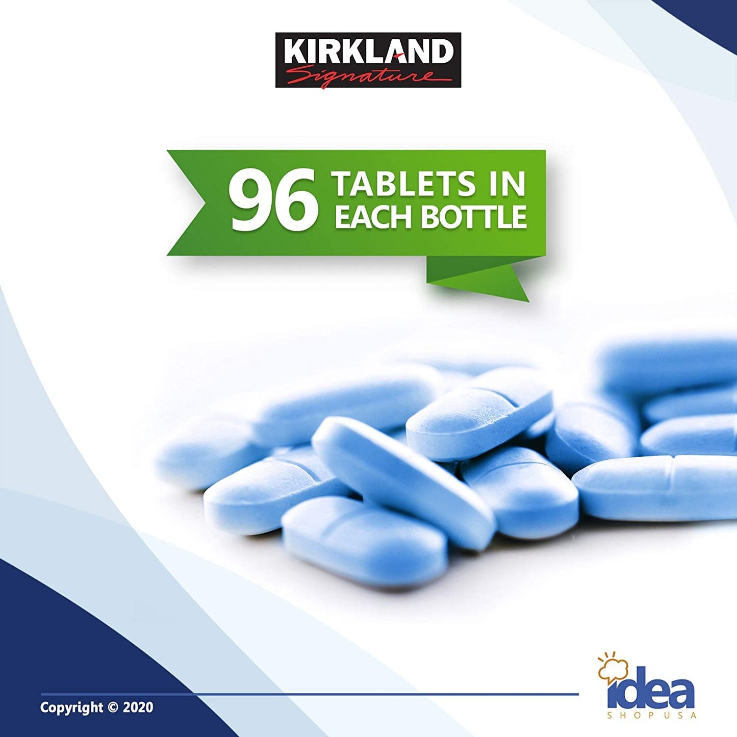 Kirkland Signature - Nighttime Sleep Aid, 25 mg, 96 Ct (2 Pack) Bundle with Exclusive "Have a Great Sleep" - Better Idea Guide (3 Items)