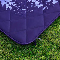 Weatherproof Vintage Outdoor Blanket (60in x 72in) - Portable Picnic Blankets Waterproof Foldable & Beach Blanket Waterproof Sandproof with Carry Strap, Camping Blanket - Foldable Waterproof (Stars)