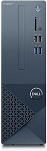 Dell Inspiron 3020S Desktop - Intel Core i5-13400, 16GB DDR4 RAM, 512GB SSD + 1TB HDD, Intel UHD 730 Graphics, Windows 11 Home,