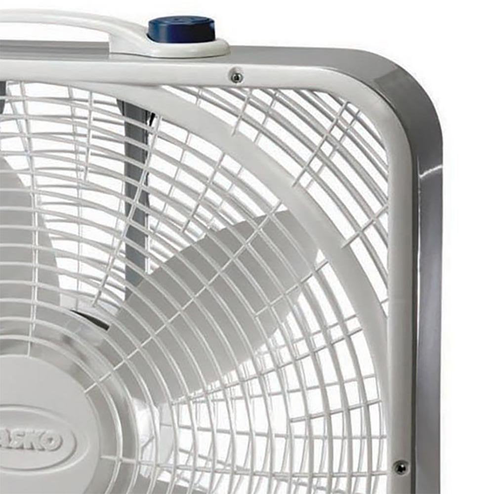 Lasko, White 3733 Box Fan, 3-Speed, Inch, 20"