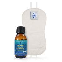 QUEEN OF THE THRONES Kids Castor Oil Pack - Organic Cotton Flannel (3.38oz Organic Castor Oil Included)