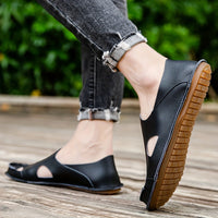 Men's Sandals, Durable Non Slip Outdoor Hiking Trekking Sandals, Comfy Beach Shoes, Spring And Summer