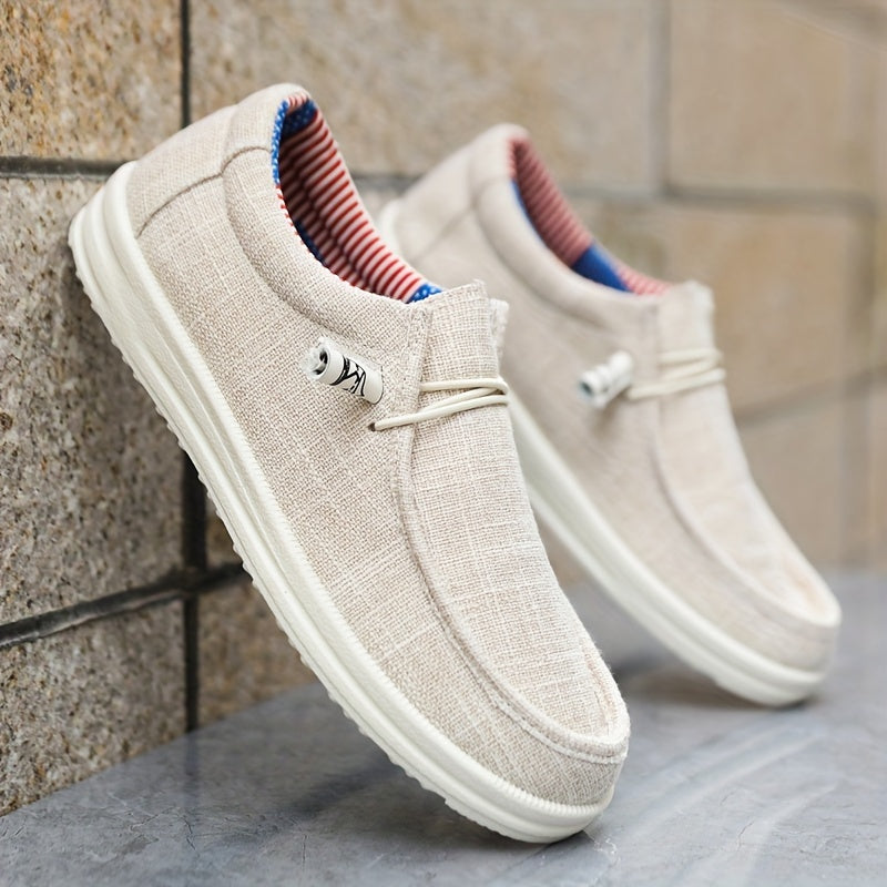 Good Grip Men's Skate Shoes, Breathable Easily Wiped Clean Lace-up Sneakers, Men's Footwear