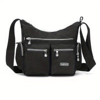 [Lightweight Square Bag] Lightweight Multi-Pocket Square Bag | Unisex Messenger Bag for Men and Women, Travel Shoulder Crossbody Bag
