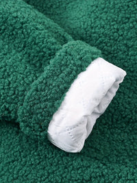 JOMAKE Girls' Winter Coat - Pastel Pink & Ombre Jacket with Button Front Closure, Soft Fleece-Lined Lapel Collar, Non-Stretchy Fabric for Everyday & Formal Events, Long Sleeve Casual Outerwear for School, Travel - Cute Korean