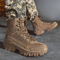 Men's Tactical Boots Wear-resistant Non-slip Comfortable Outdoor Shoes For Hiking Climbing Hunting Trekking, Men's Footwear