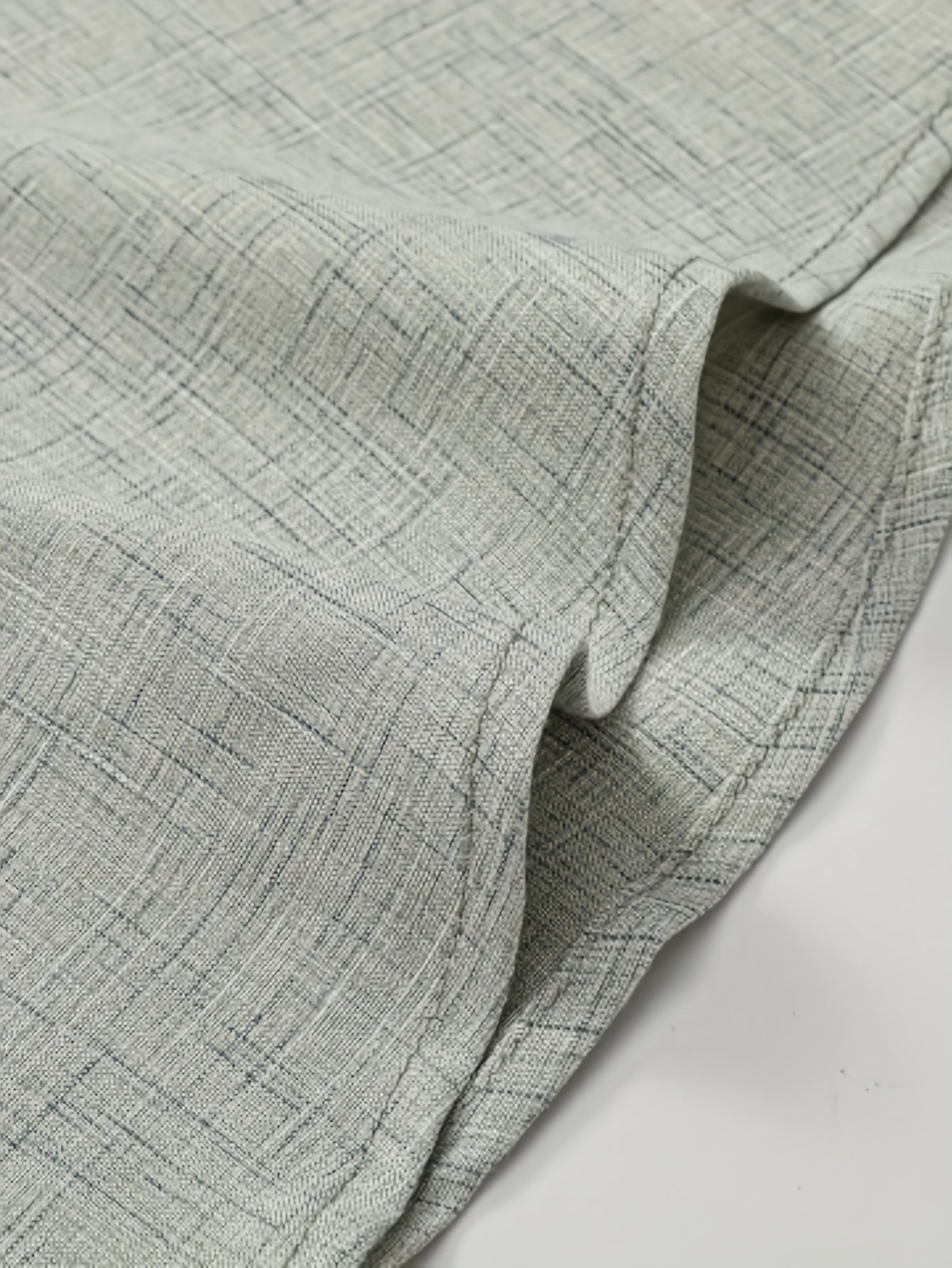 [Men's Casual Shirt] Men's dark green lapel beach summer button casual party shirt invisible button up top casual short sleeved shirt wedding party dinner party holiday formal top