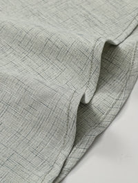 [Men's Casual Shirt] Men's dark green lapel beach summer button casual party shirt invisible button up top casual short sleeved shirt wedding party dinner party holiday formal top