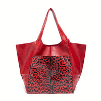 [Retro Beach Tote] 1pc Retro Large Beach Tote Bag - High Capacity Zipper Shoulder Sling Bag with Fixed Straps - Solid Color Multifunctional Synthetic Handbag for Women, Beach Accessory, Sturdy Construction