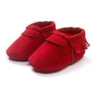 Adorable Tassel Moccasin Shoes for Baby Girls - Soft Sole, Lightweight