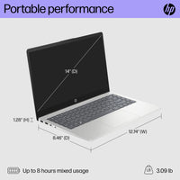 HP 14 inch Laptop, FHD Display, 13th Generation Intel Core i7-1355U, 16 GB RAM, 512 GB SSD, Intel Iris Xe Graphics, Windows 11 Home, 14-ep0199nr (2024)