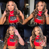 250% Density Ultra-Lush Honey Blonde Body Wave Wig - 13x6x1 T-Part Remy Human Hair with Pre-Plucked Natural Hairline & Baby Hair